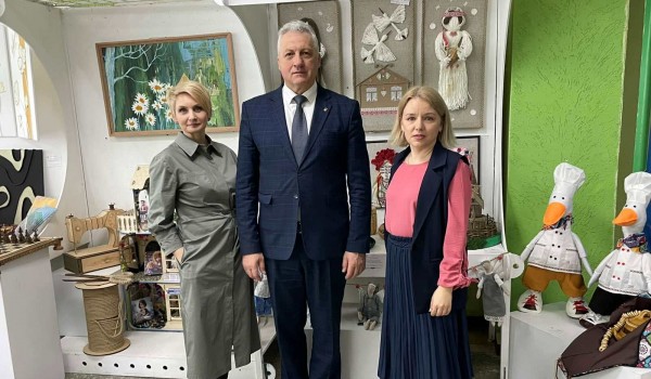 Участие в открытии экспозиции областной выставки