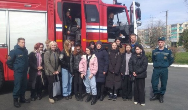 Встреча с работниками пожарной части