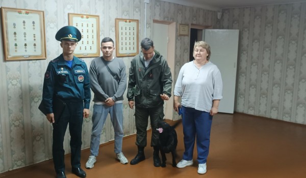 Два сотрудника и собака сходили в рейд