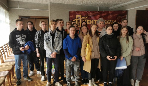 Посещение спектакля, посвящённого событиям в городе Пинске в годы ВОВ